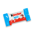 Un Kinder Mini chocolat coloré dans un emballage.