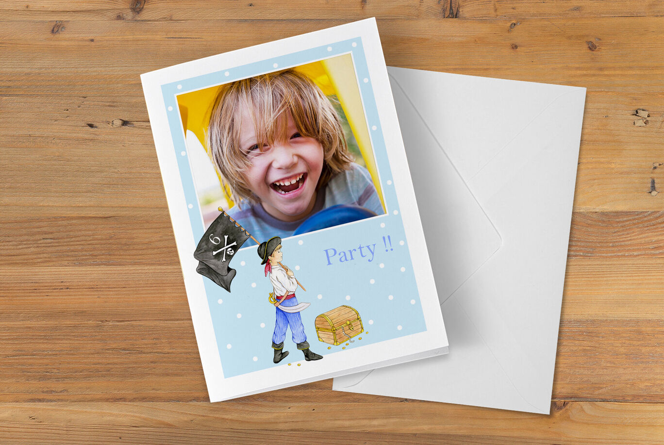 Cartes d'invitation anniversaire d'enfant cartes de vœux;10958