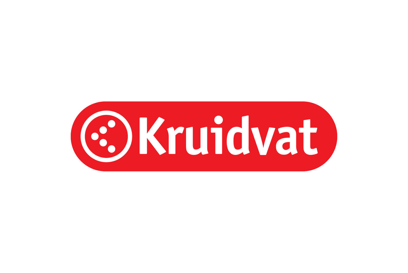 Logo de Kruidvat en rouge et blanc