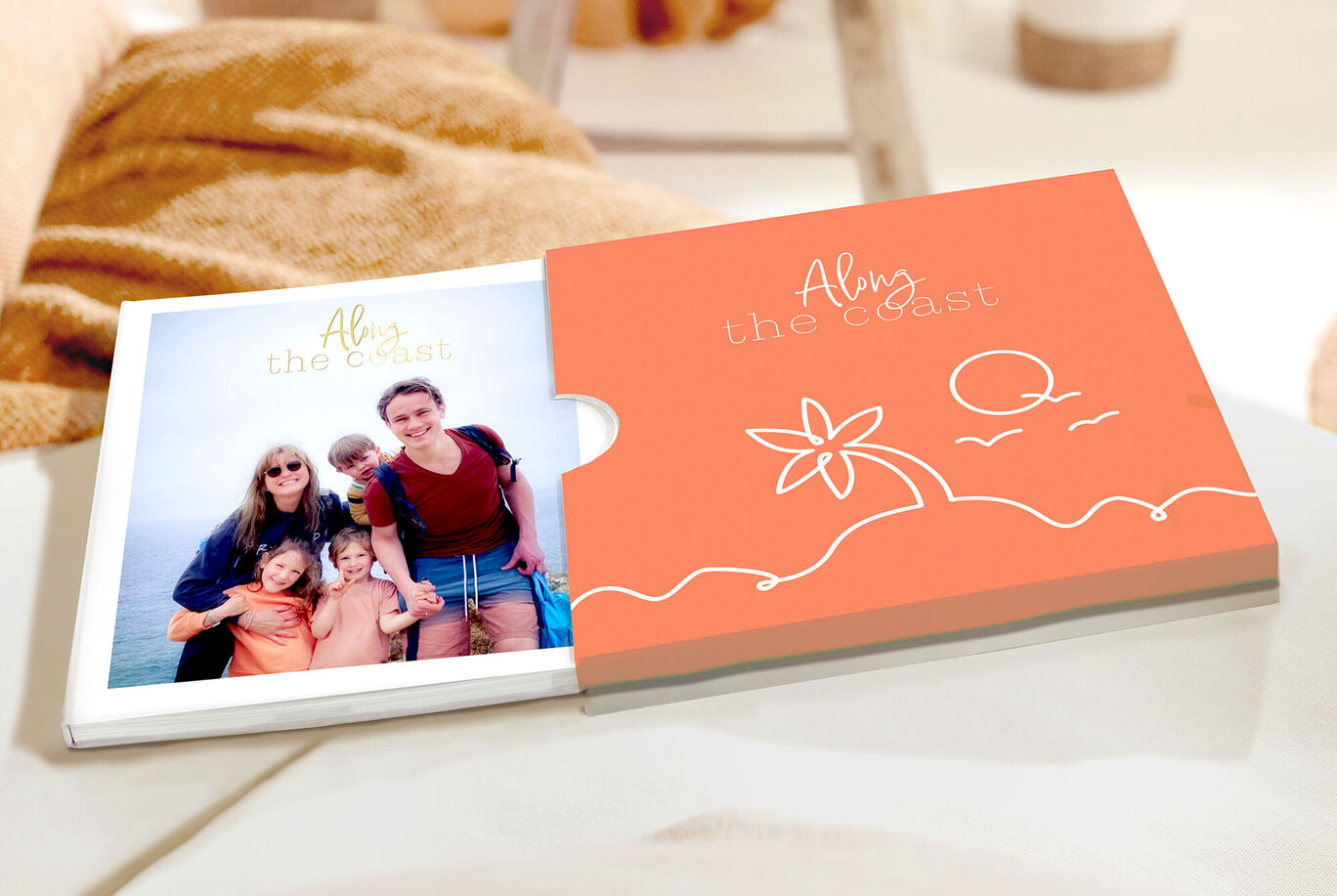 CEWE FOTBOEK met familiefoto en prachtige vormgeving